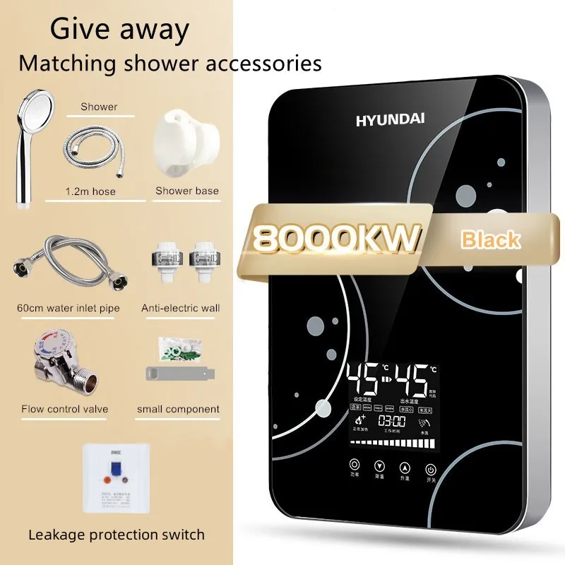 Hyundai Instant Electric Water Heater | Instant Heater Hyundai Bathroom -  Instant - Aliexpress