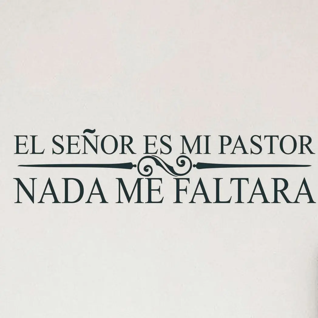 Description Picture 3 of itemSpanish Christian Quotes Vinyl DIY Wall Stickers Pastor Mural Decals Removable Artistic Home Decoration  Wall  Decal   JZY134