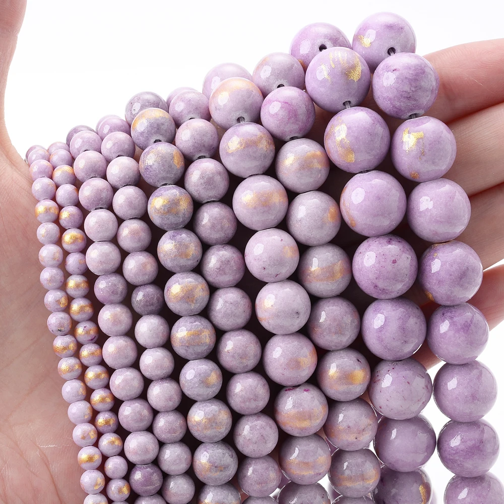 Vibrant Natural Gemstone Round Loose Beads for Handmade Jewelry Crafting