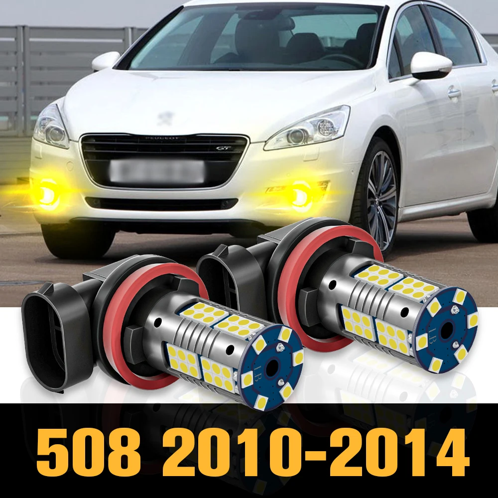 

2pcs Canbus LED Fog Light Lamp Accessories For Peugeot 508 2010 2011 2012 2013 2014
