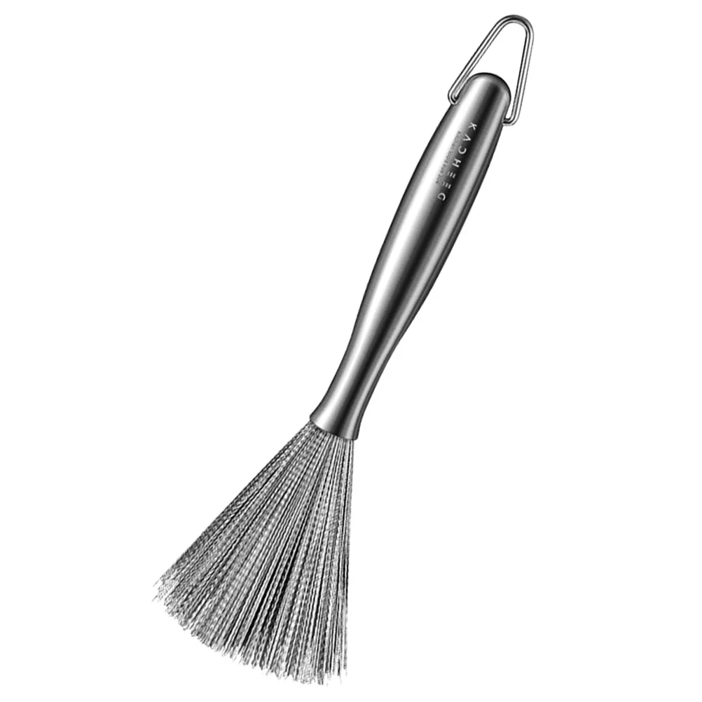 

Cookware Scrubber Brush Stainless Steel Cookware Steel Wire Cleaning Brush Flexible Metal Cleaning Brushes For Household Kitchen