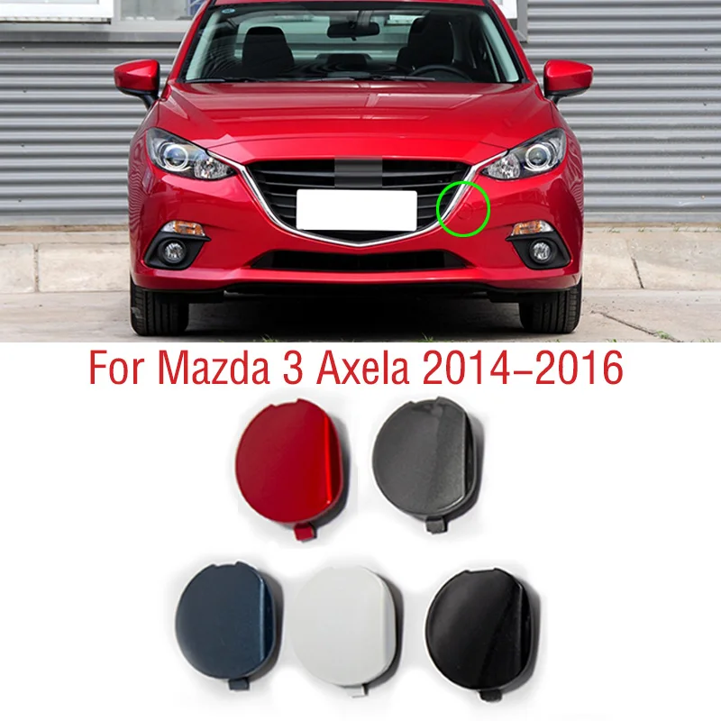Car Front Bumper Tow Hook Cover Cap For Mazda 3 Axela 2014 2015 2016