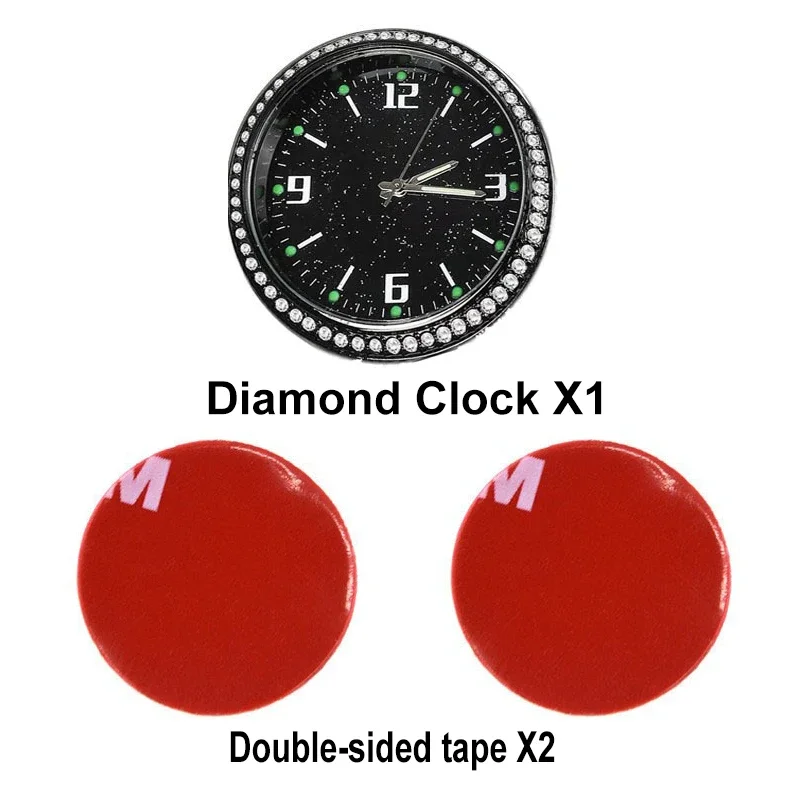 thumbnail image 2 of Shininglove Car Clocks For Dash, Digital Dashboard Clock Mini Electronic Clock Luminous Temperature Dashboard Clock Car Accessories For Vehicle 2 of 11