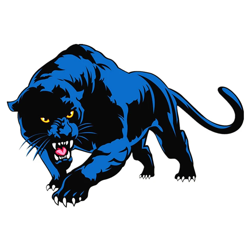 Adesivos de carro 3d de desenho animado, animal pantera negra