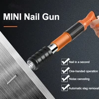 Mini Steel Nail Gun Handheld Powerful Stapler Framing Nailer Tacker Furniture Staple Gun Processing Pulling Concrete Rivet Tool 1