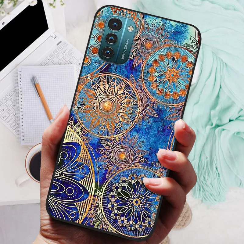 Floral Astronaut Soft TPU Silicone Bumper Phone Case
