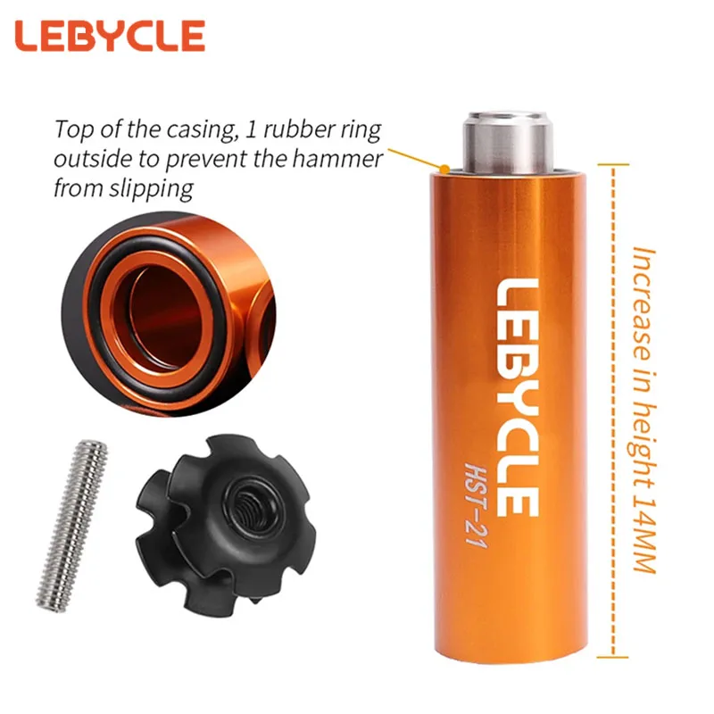 LEBYCLE Bicycle Star Nut Setting Installing Tool Setter Kit MTB
