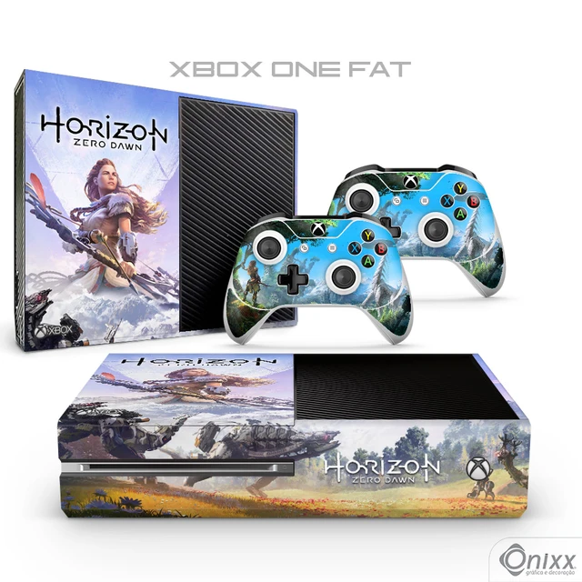 Capa Anti Poeira e Skin Xbox One Fat - Horizon Zero Dawn em