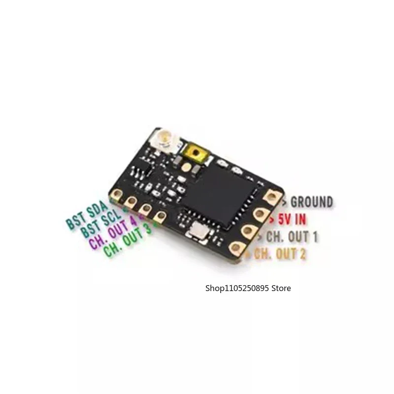 TBS Nano SE RX Crossfire avec câbles de connexion, parfait pour drone FPV