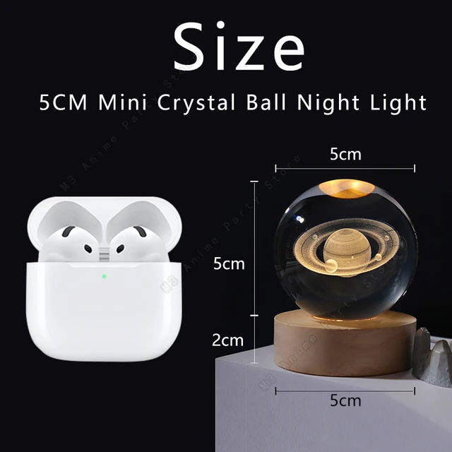 3D Crystal Ball Night Light 5