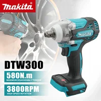 Makita DTW300 + DGA404 Combo : clé à chocs 18 V, 580 Nm (3800 tr/min), meuleuse d'angle 680 W (roue 125 mm) - Kit multi-outils pour les réparations 3