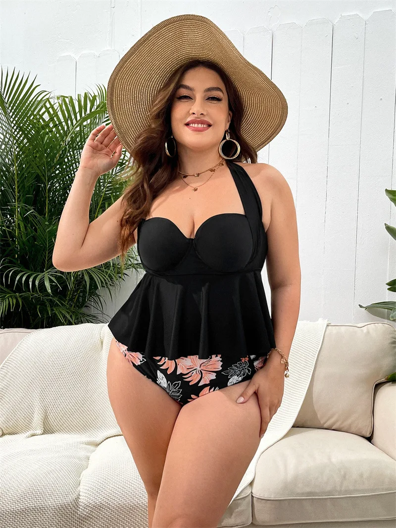 

2024 New Bikini Summer Swimsuits Tankini Sets Female Swimwear Beach Wear Two-piece Bathing Suit Sports Pool Women Swimming Suit
