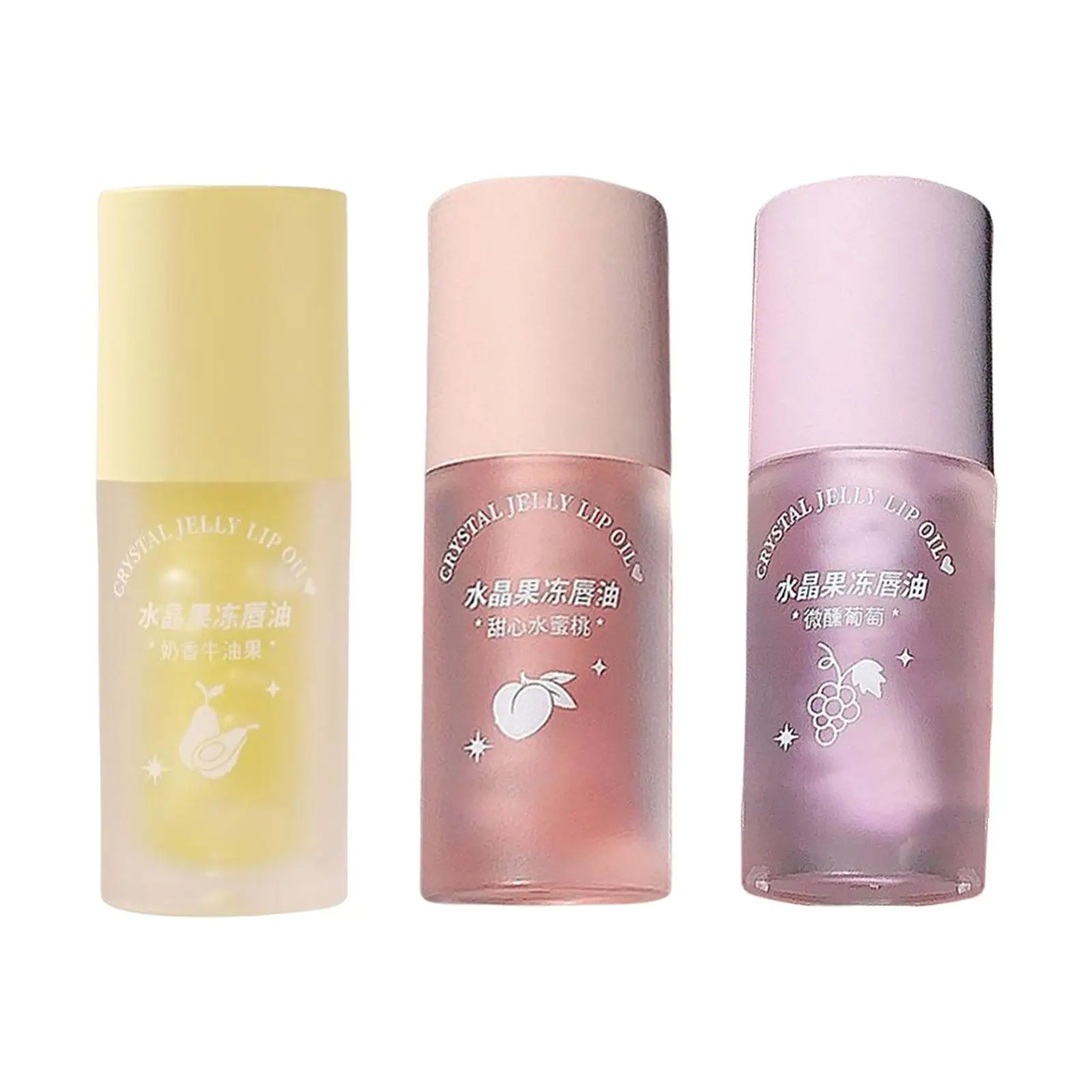 

Hydrating Lip Oil with Soft Brush Head Nongreasy Lip Tint Repairing Nourishing Moisturizing Makeup Lip Gloss for Cracks Dryness