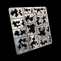 Military Model Camouflage Hollow Spray Plate Model Tool Stencils Template 1/32 1/35 2