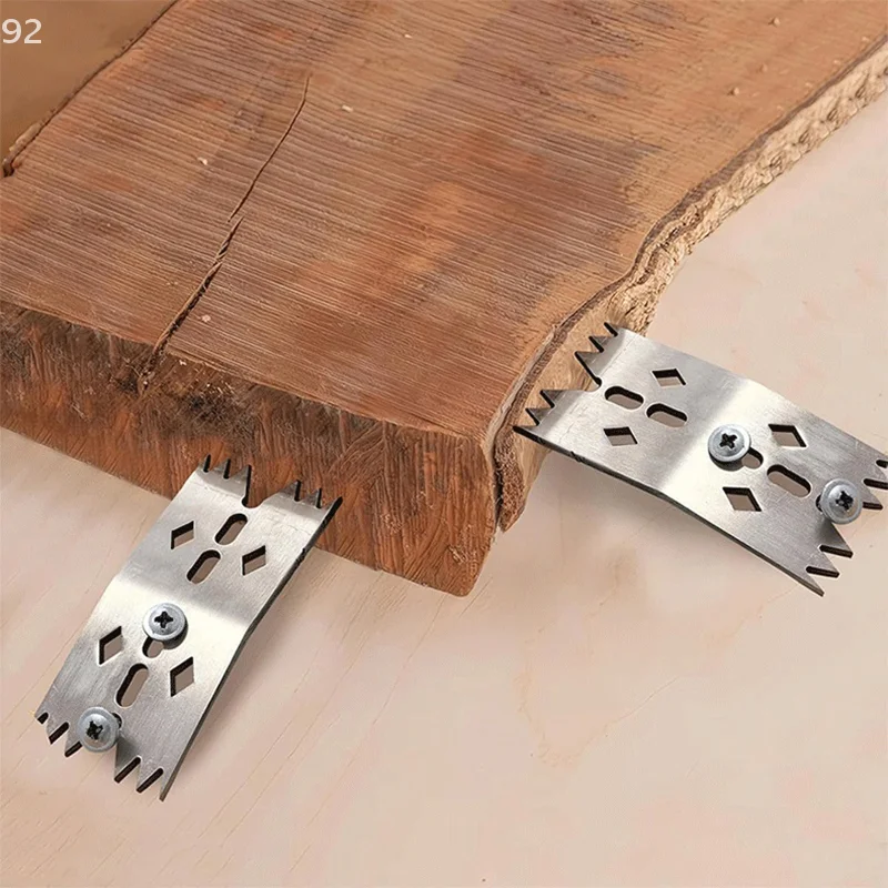 6PCS Slab Clamping Dogs For Woodworking Tools, Pinch Dogs Router Sled For Flattening Slabs,Bench Dog Hold Down Clamps