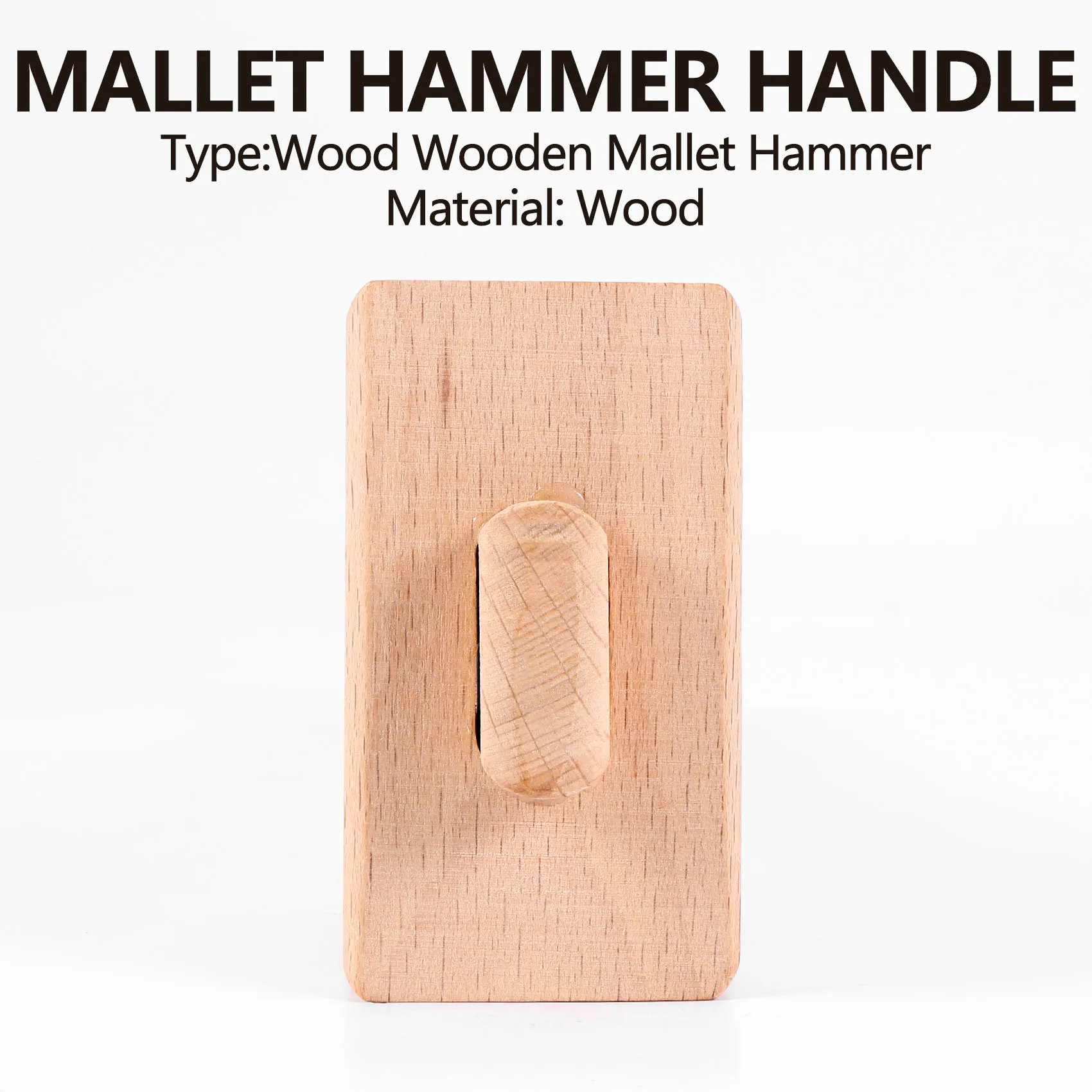 Beech Solid Carpenter Wood Wooden Mallet Hammer Handle Woodworking Tool 250mm woodworking tool