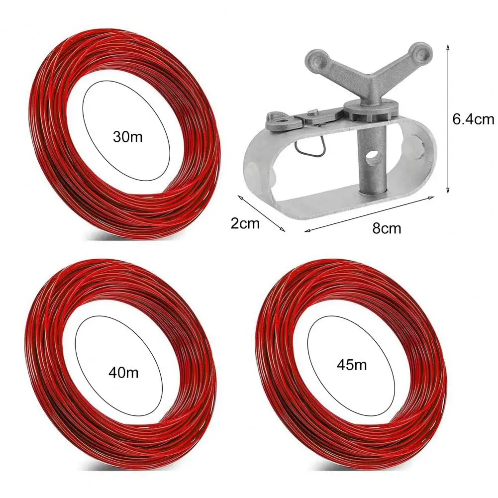 Tendeur Pour Bâche Tendeurs Bâche Piscine 30m Avec 2 Treuils - Câble De Tension Pour Fixation Hiver - Piscine Hors Sol Tendeur Avec Boule De Bache