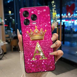 Elegant Crown Letter Pattern Shockproof Black Silicone Case for ZTE Blade V70 Vita (HEI - TPU3A)