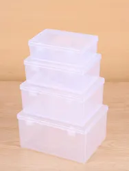 Transparent Dual-Fastened Jewelry and Art Storage Display Box - Increase (WHITE)