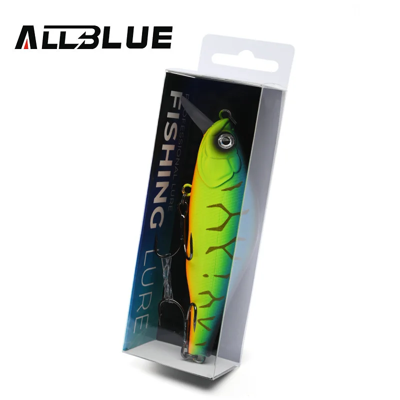 ALLBLUE HUNCH 105SP SR 낚시 루어 쉐드 105mm 28.5g 일시 중단 워블러 미노우 1-1.5M 인공 하드 플라스틱 미끼 베이스 파이크 태클