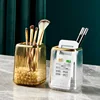Luxury Makeup Organizers Desktop Cosmetic Brush Storage Box Office Pen Case Make Up Brushes Organizer Lipstick Sundries Holder- 4