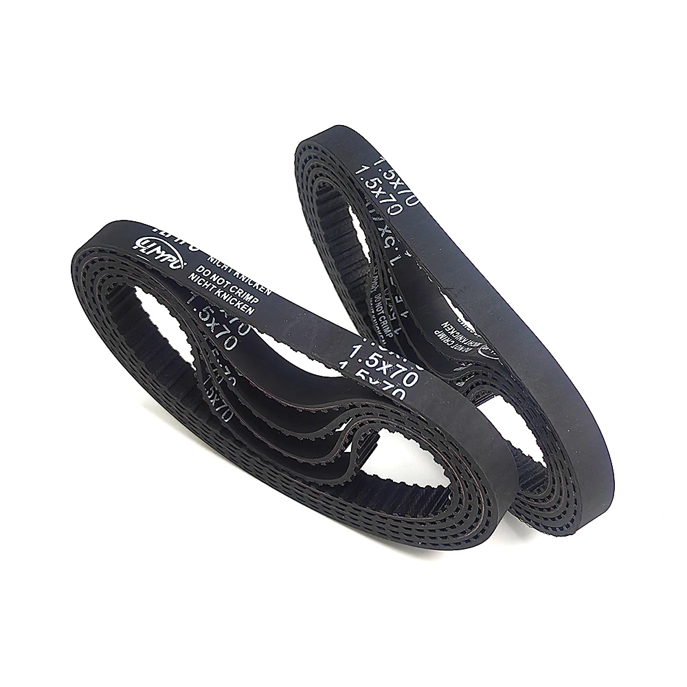 드라이브 타이밍 벨트 1.5x70 고무 타이밍 벨트 70 톱니 329.70mm 폭 6/10/12/15mm