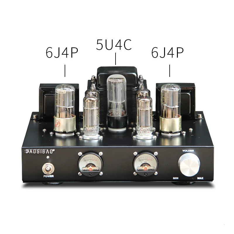 Audiophile 6P1 Tube Power Amplifier Class A Single-ended Parallel High-power HIFI Power Amplifier Retro Tube Power Amplifier 