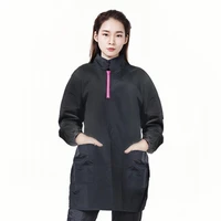 Long Sleeve Pet Groomer Work Clothes Waterproof Overalls Non Stick Hair Pet Grooming Uniforms Anti-hair Breathable Gown Y1128 2