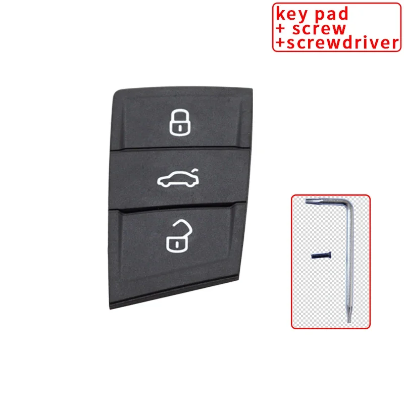 Cocolockey Metal Part Key Pad Vw Gollf 7 MK7 Skoda Octavia A7 Seat Remote Keyless Auto Part Golf Mk7 Accessory Car Key Shell