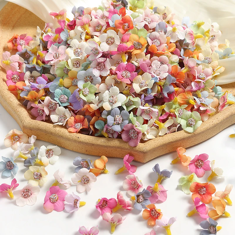 50/2,5 pcs cm Gänseblümchen Kunstblumen für Wohnkultur Hochzeits dekoration Kunstblumen DIY Handwerk Girlande Geschenk box Zubehör – Detail 3