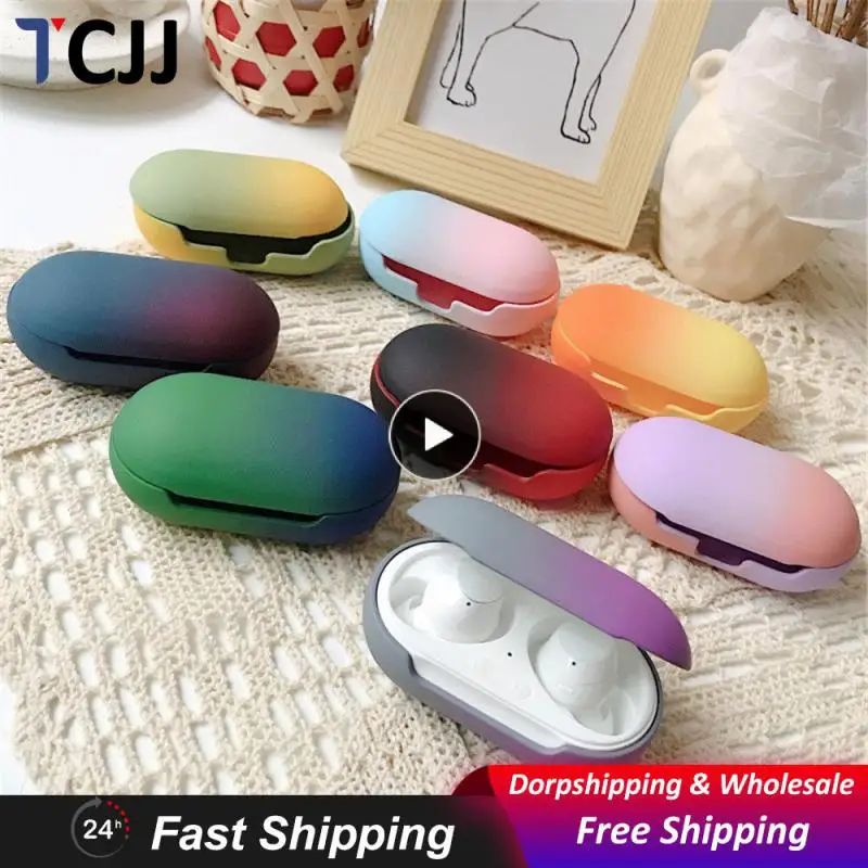 1 ~ 10 Pezzi Per Samsung Galaxy Buds Plus Custodia Per Auricolari A Colori Sfumati Custodia Rigida Protettiva Per Cuffie Wireless Per Galaxy Buds Plus