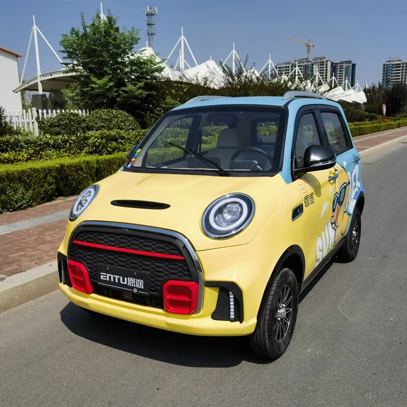 

Entu Electric Four Wheeled Car P10 Home Women's New Energy Vehicle for Walking, Battery Car for Picking Up and Sending Off Child