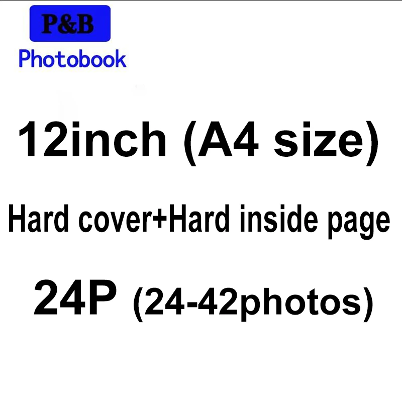 12inch DIY Album Customized photo to Photobook souvenir book for Baby Wedding Graduation Travel Family Presents birthday gift