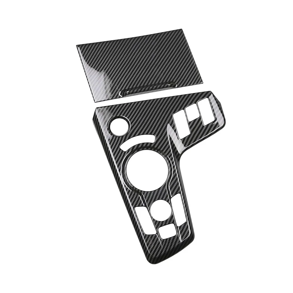 Mittelkonsole Abdeckung Kohlefaser Für Kia Sportage 2022-2025 - LHD Black Carbon