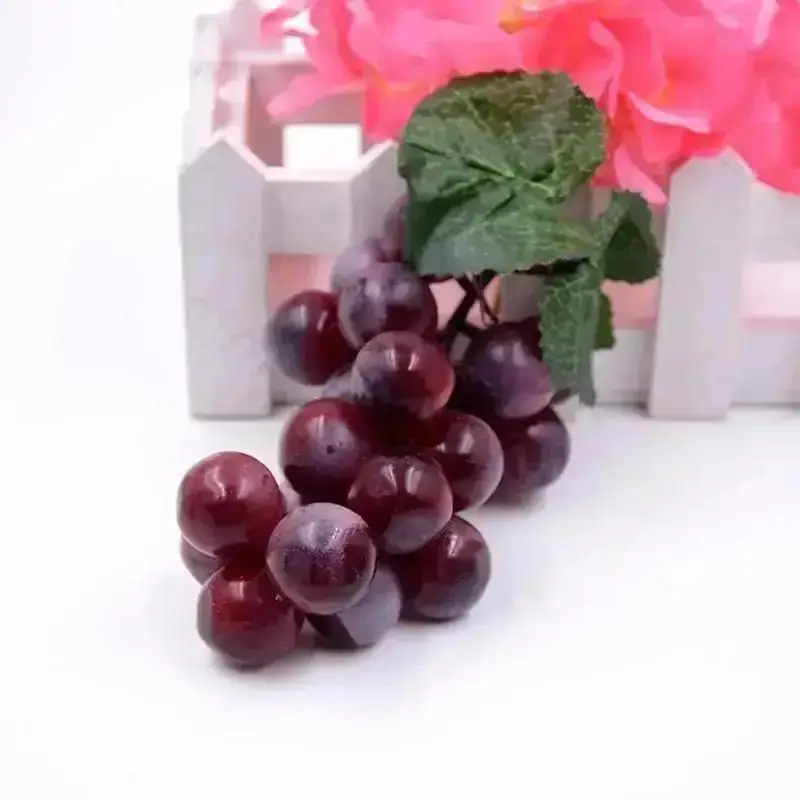 Artificial Grapes A Bunch Of Grapes Plastic Fakes Fruit Food Home Decor Decoration Artificial Fruit Fakes Fruits Decoration