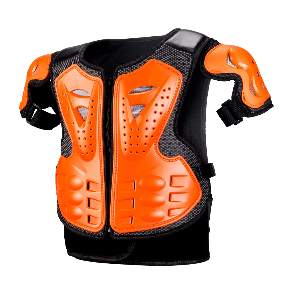 Child Kids Body Armor Protection Vest +Knee +Elow Protection Motocross Armor Vest Suit Skiing Skating Motorcycle Care