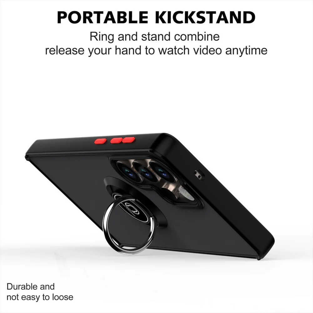 Rotatable Ring Phone Case With Car Holder For Samsung Galaxy_voghion.com