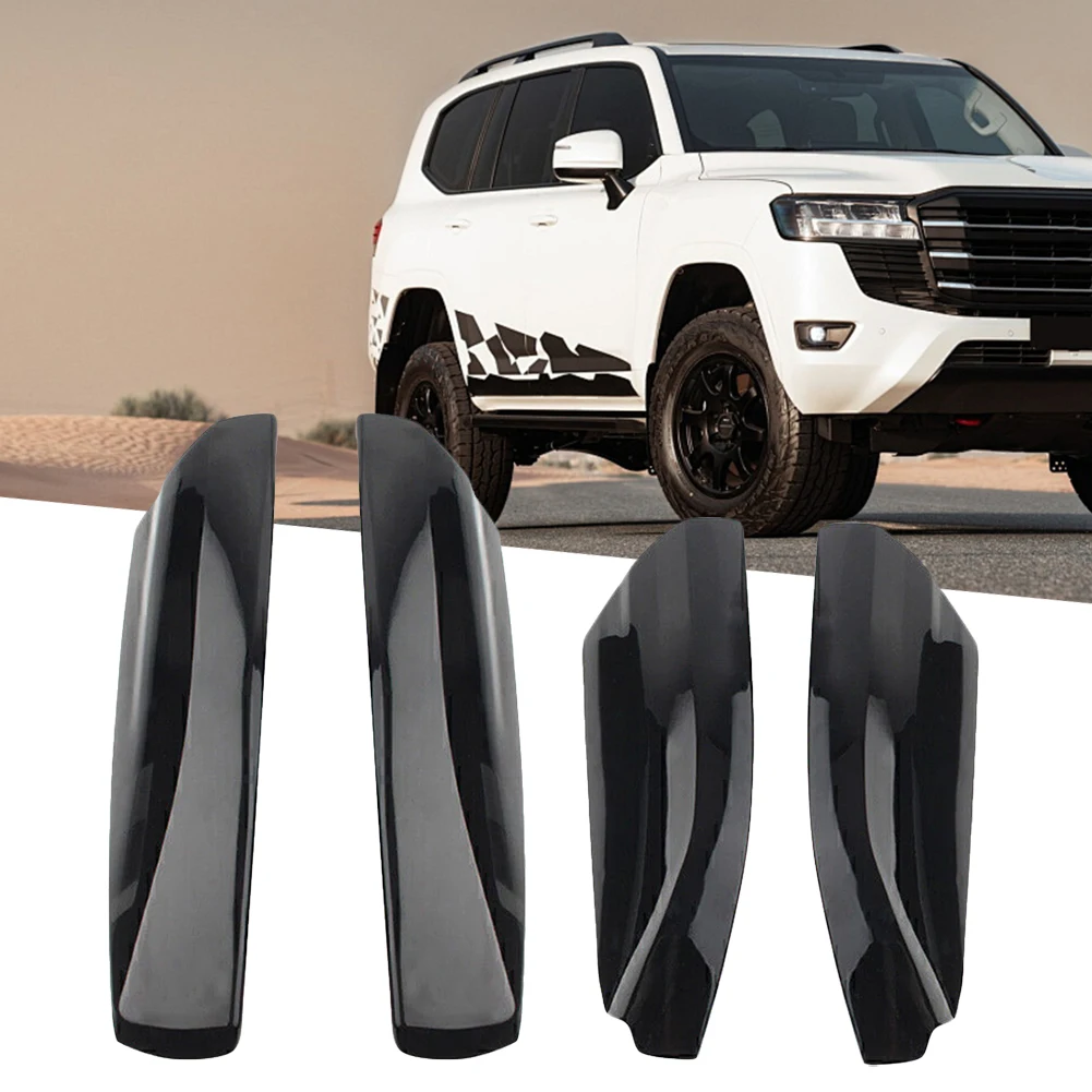 4pcs Roof Rack Rail End Protection Cover Cap Roof Rack Cover Roof Rail Rack Cover for Toyota Land Cruiser Prado 150 2010-2023