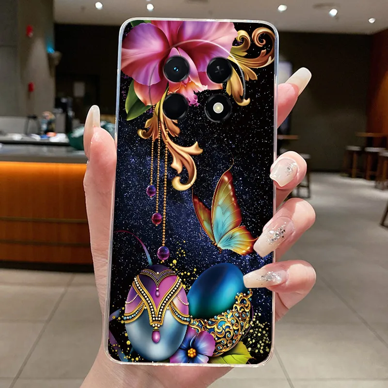 Aesthetic Cute Cat Cartoon Soft Silicone Transparent Phone Case Cover