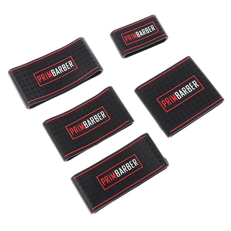 Barber Hair Clipper Anti-Slip Grip Set - 5pcs Decorative Rubber Rings