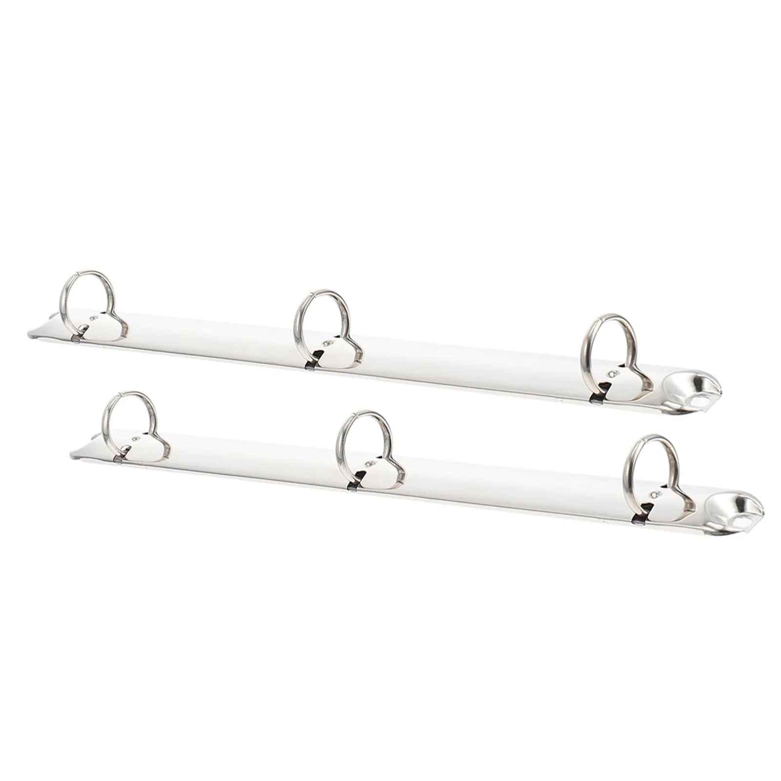 2Pcs A4 바인더 메커니즘 3 링 금속 링 바인더 인서트 루스 리프 북 노트북 DIY 주최자 프리젠 테이션 사진 앨범