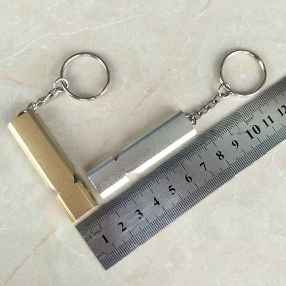 Double Pipe High Decibel 150 dB 5.5cm Outdoor Sports Camping Hunting Emergency Survival Whistle Keychain Sounding Chamber 1-4PCS whistle keychain survival whistle sport whistle sports whistle mini whistle