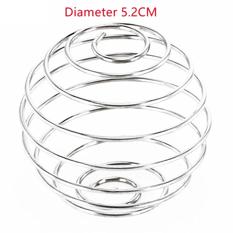 2 Size Fitness Shaker Stirring Ball / Mixing Mixer Ball Shake The Protein Powder / Stainless Steel Whisk Blender Spring Ball 5