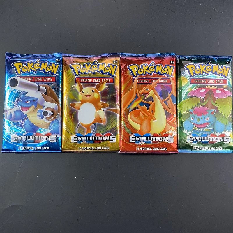 thumbnail image 1 of 10/20pcs/bag English Card TCG:Evolutions Booster Box Trading Game Collection Children Toys, 1 of 5
