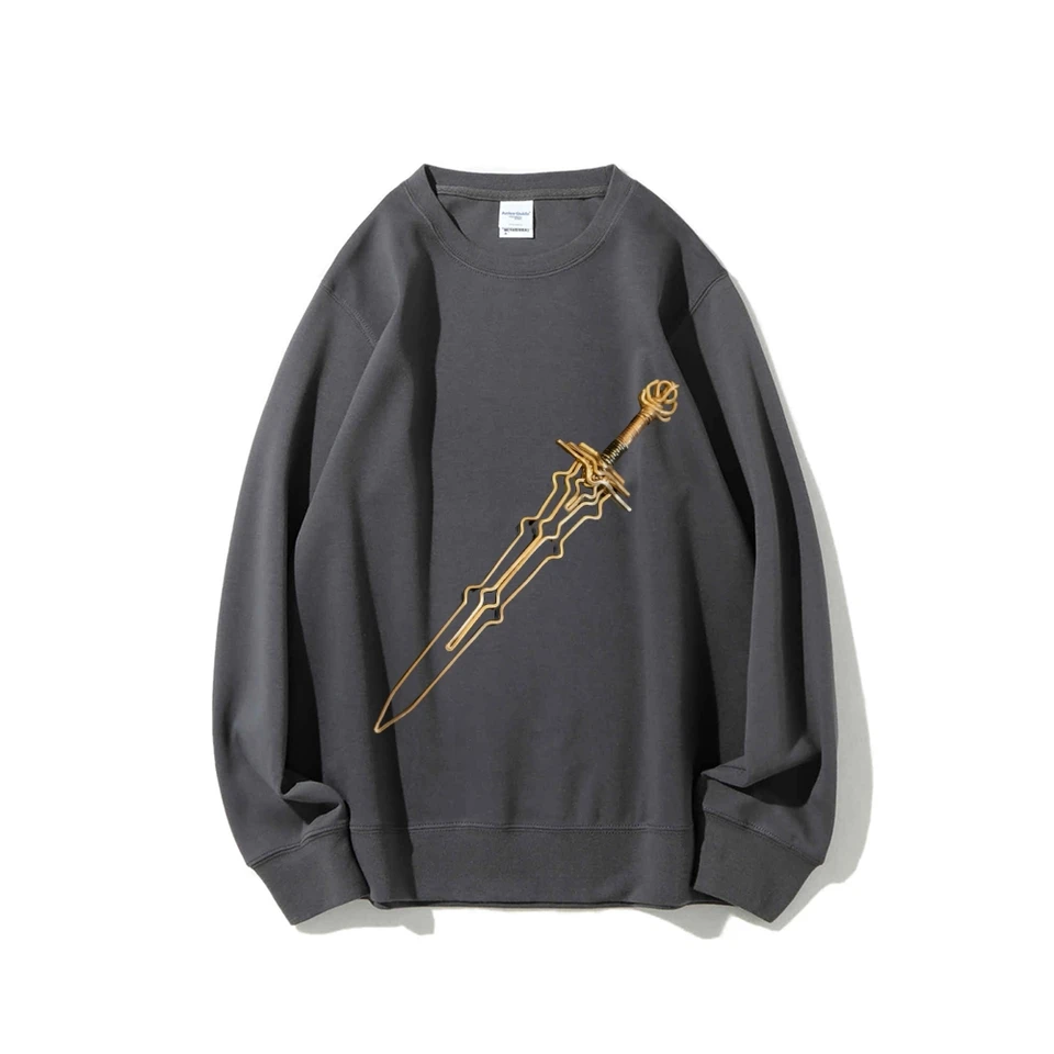 ユニセックスカジュアルクルーネックスウェットシャツ