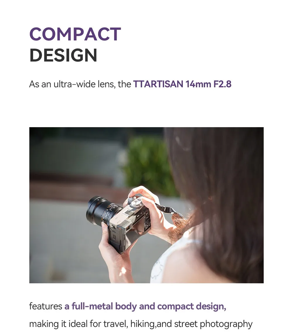 TTArtisan 14mm F2.8 풀프레임 E-마운트 Z-마운트 RF-마운트 L-마운트 렌즈 초광각 수동 ASPH. 렌즈