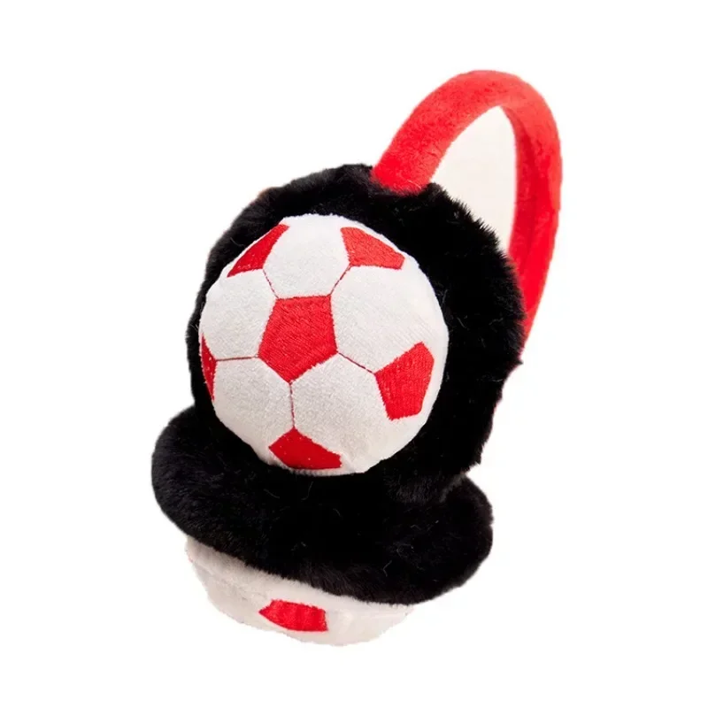 Orejeras de fútbol para niños, gorros a prueba de frío para viajes