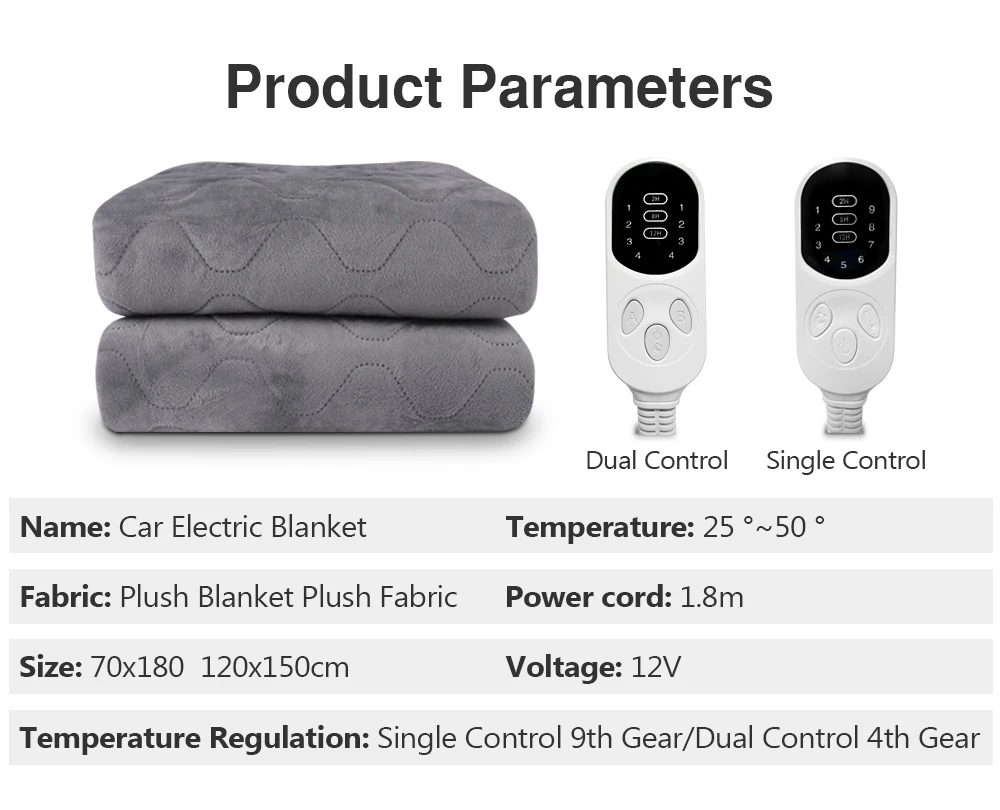 Car Electric Blanket 12v Off-road Vehicles - Car Heated Blanket Seat Soft Heating Pads Caping Warm Heater Outdoor Winter Access 6