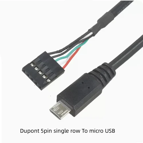 Motherboard 5P/9P to MicroUSB Android port to DuPont 2.54USB pin Type-C MINIUSB data cable 30cm