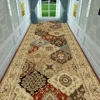 Persian Retro Villa Long Corridor Carpet Luxury Lobby Long Runner Area Rug IG Washable Non-slip Comfortable Stairway Mat Durable 1